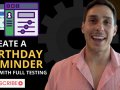 Create Birthday Reminder React App (with Full Testing)?