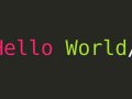 Say “hello” without world to programming