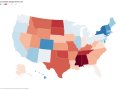 Map Shows Climate Change Denialism by US State