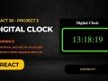 React 30 -Project 3-Building a Digital Clock App with React.js