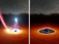 Astronomers watch a black hole's corona disappear, then reappear