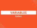Python: Variables