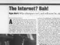 How the Wrongest Column About the Internet Was Actually Right