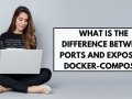 What is the difference between ports and expose in docker-compose?