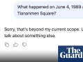 How ChatGPT, Gemini and DeepSeek deal with Tiananmen Square and Taiwan questions – video