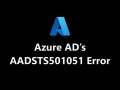 Solving Azure AD’s AADSTS501051 Error in ASP.NET Core: A Real-World Fix