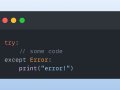 How To: Error Handling in Python