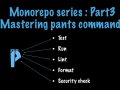 Monorepo Series: Part 3 — Master Pants Commands Tool with Ease