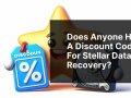 Does anyone have a discount code for Stellar Data Recovery?