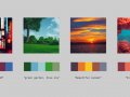 Artist uses AI to extract color palettes from text descriptions