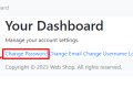 DASHBOARD FOR USER (DJANGO)