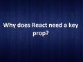 React Key Prop What It Does And When You Need To Use It?
