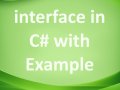 Interface in C# with Example