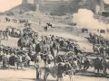 This scene of the British army outside the Jhansi fort is from the 19th century