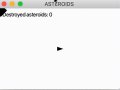 Game of Asteroids using JavaFX
