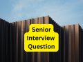 Learn this Senior Software Interview Question