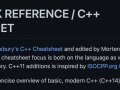 This is the biggest C++ cheat sheet