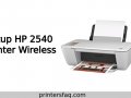 How to Setup HP Deskjet 2540 Printer Wirelessly?