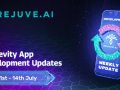 REJUVE.AI — Atualização do desenvolvimento da aplicação Longevity: 1 a 14 de julho