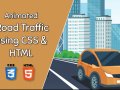 How to Create an Animated Road Traffic using CSS and HTML