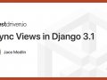 Async Views in Django 3.1