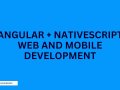 Angular + Nativescript web and mobile development