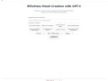 Effortless Email Creation with AI Technology