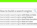 How to build a search engine with Ruby on Rails