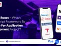 Vue vs. React JavaScript Framework To Choose For Application Development Project