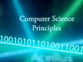 AP Computer Science Principles