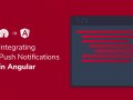 How to add push notifications in Angular