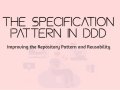 The Query Specification Pattern in DDD .NET Core