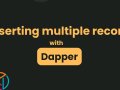 Bulk insert in dapper with table valued parameter