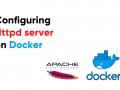 Configuring HTTPD Server on Docker Container