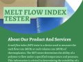 Melt flow index tester | Perfectgroupindia