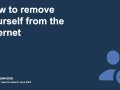 Why should you remove your data from the internet?