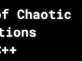 Simulation of Chaotic Oscillations in C++