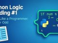 Python Logic Building Series #1: Introduction & First Step