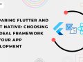Comparing Flutter and React Native: Choosing the Ideal Framework for Your App Development