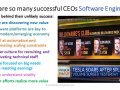Software engineers make the best CEOs, at least when measured by market cap