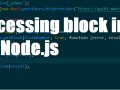 Matrix AI Network Utils — Part 2.2: Accessing block info(JS, NodeJS), Beginner level