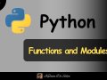 Python for Beginners (Functions and Modules in Python)