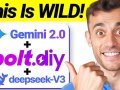 The Ultimate Free AI Coding Trio: Bolt DIY + Deepseek V3 + Gemini 2.0