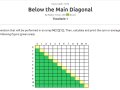 beecrowd 1184 Below the Main Diagonal Solution in C++