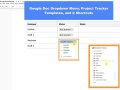 Google Docs Dropdown Menu, Project Tracker Table Templates, and @ Shortcuts #edtech #quicktip