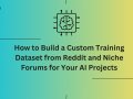 How to Build a Custom Training Dataset from Reddit and Niche Forums for AI Projects