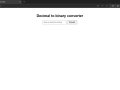 React App To Convert Decimal Number To Binary