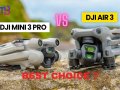 Which is Better: DJI Air 3 vs Mini 3 Pro in 2023