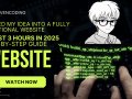 How I Turned My Idea into a Fully Functional Website In Just 3 Hours In 2025( Step-by-Step Guide)