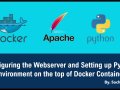 Configuring the Webserver and Setting up Python environment on the Docker